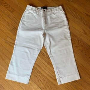 Not Your Daughter's Jeans White Capri